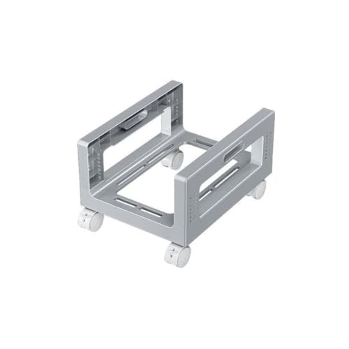 CHENGAIJIAN PC-Halterung, PC-Tower-Ständer, PC-Tower-Ständerhalter mit rollenden Lenkrollen, mobiler CPU-Ständer for Bodenteppich-Gaming-PC-Gehäuse Untertischregal(Gray) von CHENGAIJIAN