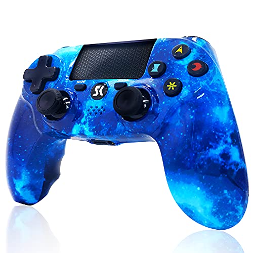 Controller for PS4 Wireless Playstation Double Shock 4 Bluetooth Gaming Gamepads Controller Compatible with Playstation 4/ Pro/ Slim with Touch Pad High-Precision(Blue) von CHENGDAO