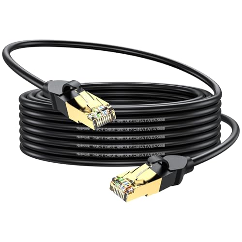 CHENLUKJ Ethernet-Kabel, 30 m, High-Speed, 1000 MBps, 250 MHz/s, Cat6-Ethernet-Kabel, schwarzes RJ45-Lan-Kabel, Netzwerkkabel sind geeignet für Router, Computer, Modem, Switch, Spiele, Patchpanel CHENLUKJ Ethernet-Kabel, 30 m, High-Speed, 1000 MBps, 250 MHz/s, Cat6-Ethernet-Kabel, schwarzes RJ45-Lan-Kabel, Netzwerkkabel sind geeignet für Router, Computer, Modem, Switch, Spiele, Patchpanel von CHENLUKJ