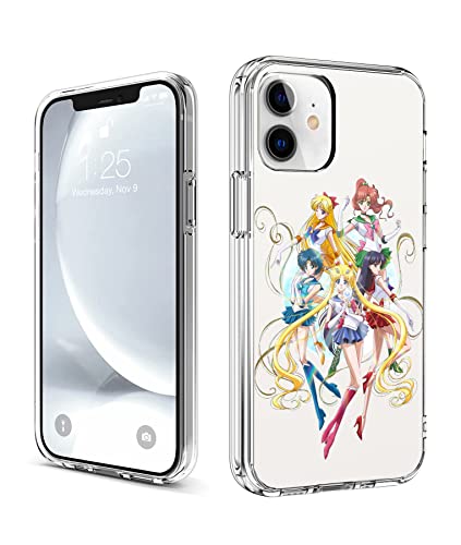 CHENQIAOHU Kompatibel mit iPhone 11 Hülle, Ganzkörperschutz Stoßfest Schutzhülle Clear Case Slim Thin Cover (Anime-Sailor-Moon-Magic-2) von CHENQIAOHU