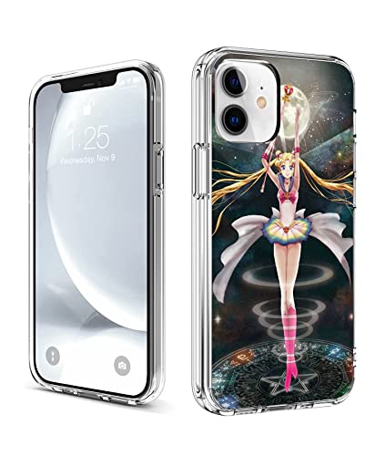 CHENQIAOHU Kompatibel mit iPhone 11 Hülle, Ganzkörperschutz Stoßfest Schutzhülle Clear Case Slim Thin Cover (Anime-Sailor-Moon-Magic-3) von CHENQIAOHU