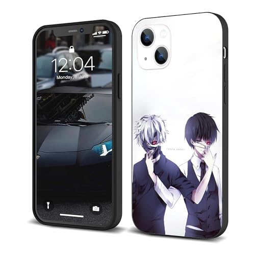 CHENQIAOHU Kompatibel mit iPhone 13, Rundumschutz, stoßfest, schlanke, dünne Abdeckung (Anime-Tokyo-Ghoul-Comic-1) von CHENQIAOHU