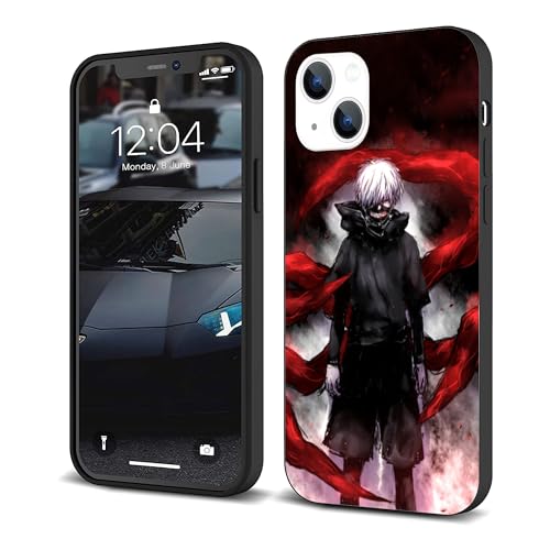 CHENQIAOHU Kompatibel mit iPhone 13, Rundumschutz, stoßfest, schlanke, dünne Abdeckung (Anime-Tokyo-Ghoul-Comic-3) von CHENQIAOHU