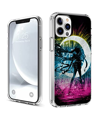 CHENQIAOHU Kompatibel mit iPhone 13 Pro Max Hülle, Ganzkörperschutz, stoßfest, schützend, transparent, schlank, dünn (Anime-Sailor-Moon-Magic-11) von CHENQIAOHU