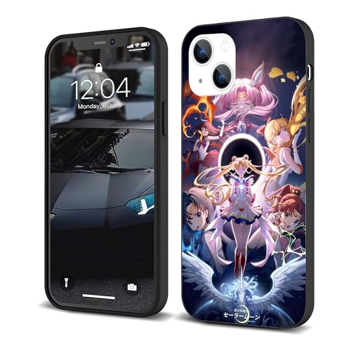 CHENQIAOHU Kompatibel mit iPhone 14, Rundumschutz, stoßfest, schlank, dünne Hülle (Anime-Sailor-Moon-Magic-1) von CHENQIAOHU
