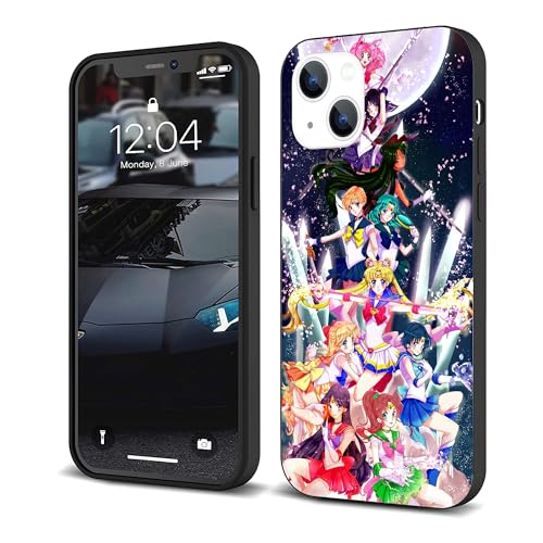 CHENQIAOHU Kompatibel mit iPhone 14, Rundumschutz, stoßfest, schlank, dünne Hülle (Anime-Sailor-Moon-Magic-2) von CHENQIAOHU
