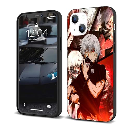 CHENQIAOHU Kompatibel mit iPhone 14, Rundumschutz, stoßfest, schlanke, dünne Abdeckung (Anime-Tokyo-Ghoul-Comic-4) von CHENQIAOHU