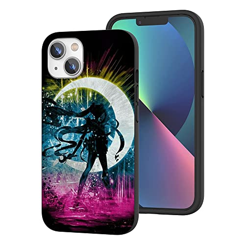 CHENQIAOHU Kompatibel mit iPhone 14 Hülle, Ganzkörperschutz Stoßfeste Schutzhülle Slim Thin Cover (Anime-Sailor-Moon-Magic-11) von CHENQIAOHU