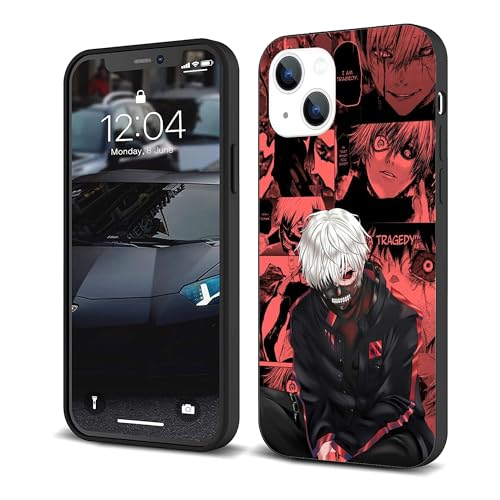 CHENQIAOHU Kompatibel mit iPhone 15, Rundumschutz, stoßfest, schlanke, dünne Hülle (Anime-Tokyo-Ghoul-Comic-2) von CHENQIAOHU