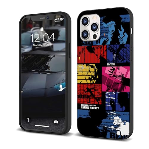 CHENQIAOHU Kompatibel mit iPhone 15 Pro, Rundumschutz, stoßfeste Schutzhülle, schlanke, dünne Abdeckung (Anime-Cowboy-Bebop-Comic-4) von CHENQIAOHU