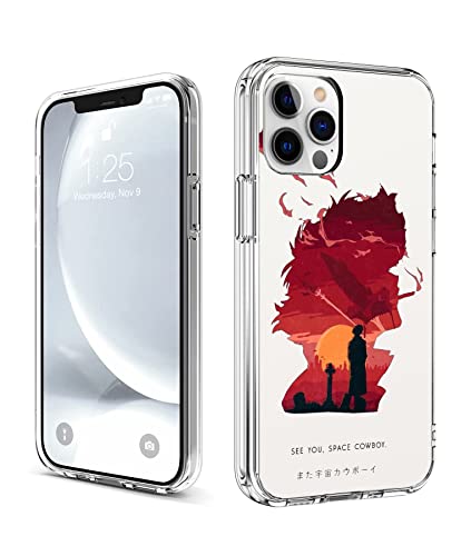 CHENQIAOHU Kompatibel mit iPhone 15 Pro Hülle, Ganzkörperschutz, stoßfest, schützend, transparent, schlank, dünn (Anime-Cowboy-Bebop-Comic-4) von CHENQIAOHU