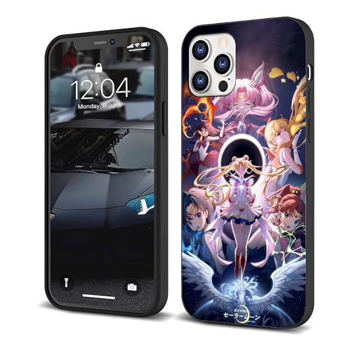 CHENQIAOHU Kompatibel mit iPhone 15 Pro Max, Rundumschutz, stoßfest, schlanke, dünne Hülle (Anime-Sailor-Moon-Magic-1) von CHENQIAOHU