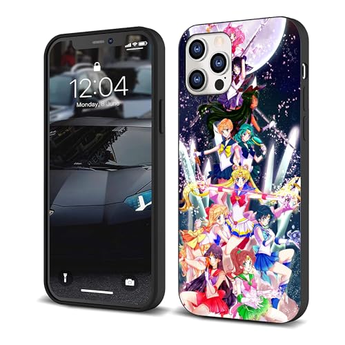 CHENQIAOHU Kompatibel mit iPhone 15 Pro Max, Rundumschutz, stoßfest, schlanke, dünne Hülle (Anime-Sailor-Moon-Magic-2) von CHENQIAOHU