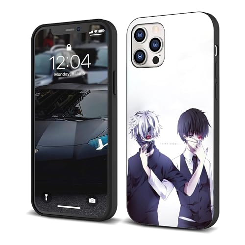 CHENQIAOHU Kompatibel mit iPhone 15 Pro Max, Rundumschutz, stoßfest, schlanke, dünne Hülle (Anime-Tokyo-Ghoul-Comic-1) von CHENQIAOHU