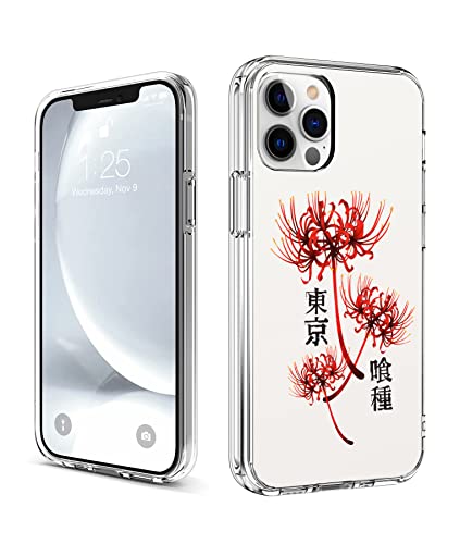 CHENQIAOHU Kompatibel mit iPhone 15 Pro Max Hülle, Ganzkörperschutz Stoßfest Schutzhülle Clear Case Slim Thin Cover (Anime-Tokyo-Ghoul-Comic-7) von CHENQIAOHU