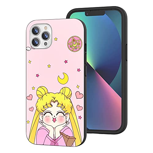 CHENQIAOHU Kompatibel mit iPhone 15 Pro Max Hülle, Ganzkörperschutz Stoßfeste Schutzhülle Slim Thin Cover (Anime-Sailor-Moon-Magic-6) von CHENQIAOHU