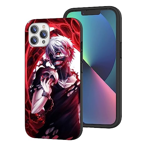 CHENQIAOHU Kompatibel mit iPhone 15 Pro Max Hülle, Ganzkörperschutz Stoßfeste Schutzhülle Slim Thin Cover (Anime-Tokyo-Ghoul-Comic-6) von CHENQIAOHU