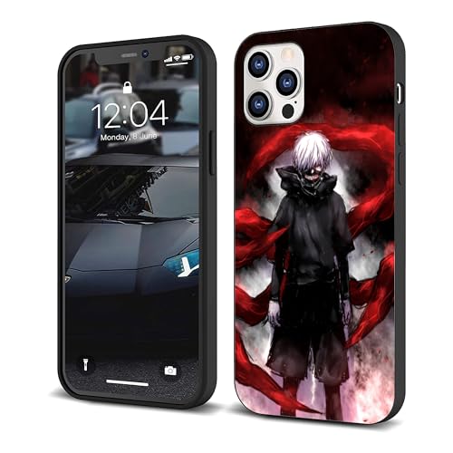 CHENQIAOHU Kompatibel mit iPhone 16 Pro, Rundumschutz, stoßfest, schlanke, dünne Abdeckung (Anime-Tokyo-Ghoul-Comic-3) von CHENQIAOHU