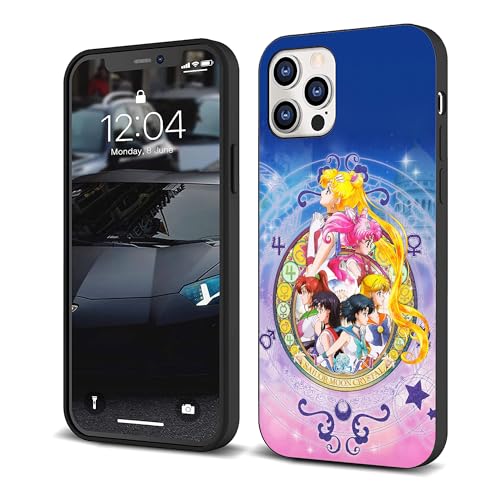 CHENQIAOHU Kompatibel mit iPhone 16 Pro, Rundumschutz, stoßfest, schlanke, dünne Hülle (Anime-Sailor-Moon-Magic-3) von CHENQIAOHU