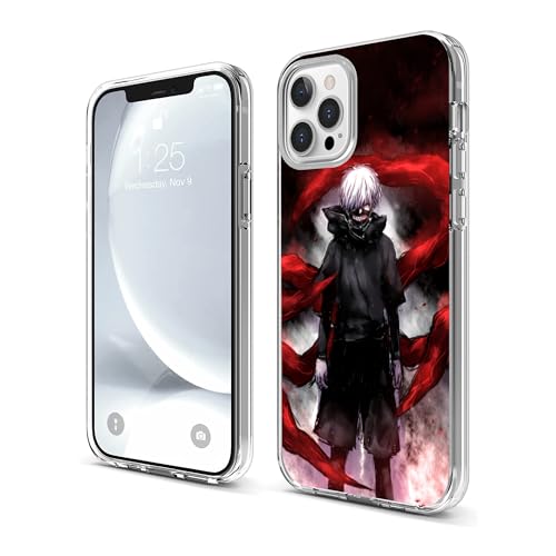 CHENQIAOHU Schutzhülle für iPhone 16 Pro, Rundumschutz, stoßfest, transparent, schlanke, dünne Hülle (Anime-Tokyo-Ghoul-Comic-3) von CHENQIAOHU