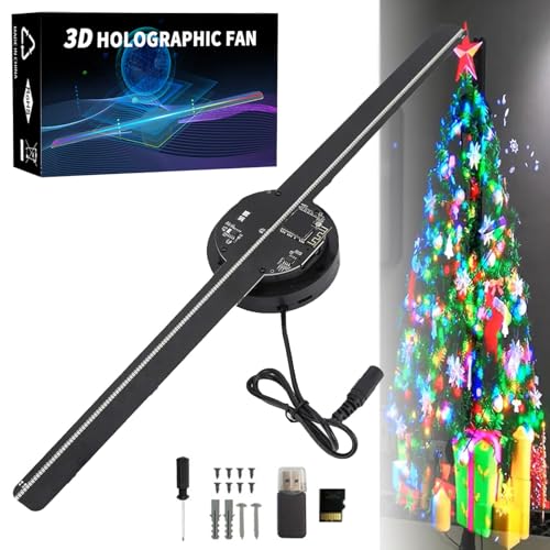 3D Hologram LED Fan Projector, 3D Hologramm Projektor, LED Hologramm Weihnachtsbaum, 3D Hologramm Werbeanzeige LED Lüfter mit APP-Fernbedienung, Wi-Fi LED Advertising Display für Weihnachten Halloween 3D Hologram LED Fan Projector, 3D Hologramm Projektor, LED Hologramm Weihnachtsbaum, 3D Hologramm Werbeanzeige LED Lüfter mit APP-Fernbedienung, Wi-Fi LED Advertising Display für Weihnachten Halloween von CHENRI