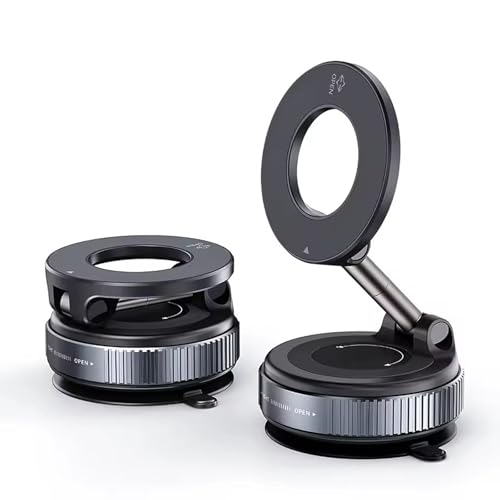 CHENRI Shopellox Phone Mount, 360° Einstellbare Vakuum Magnetische Handyhalterung, Saugnapf Vakuum Handyhalterung Auto, Faltbarer Magnetische Handyhalter für Auto, Zuhause und Büro CHENRI Shopellox Phone Mount, 360° Einstellbare Vakuum Magnetische Handyhalterung, Saugnapf Vakuum Handyhalterung Auto, Faltbarer Magnetische Handyhalter für Auto, Zuhause und Büro von CHENRI