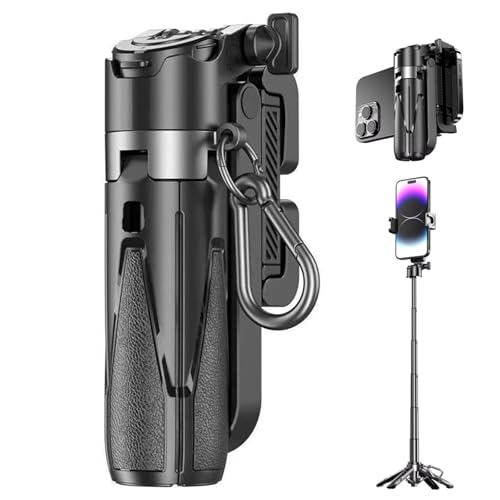 Elevopro Pocket Tripod 360 Mini, Elevopro Pockettripod 360° Einstellbare Mini Handy-Stativ, Selfie Stick Stativ mit Fernsteuerung & One Touch Offen für Fotografie, Live-Streaming, Videoaufnahmen Elevopro Pocket Tripod 360 Mini, Elevopro Pockettripod 360° Einstellbare Mini Handy-Stativ, Selfie Stick Stativ mit Fernsteuerung & One Touch Offen für Fotografie, Live-Streaming, Videoaufnahmen von CHENRI