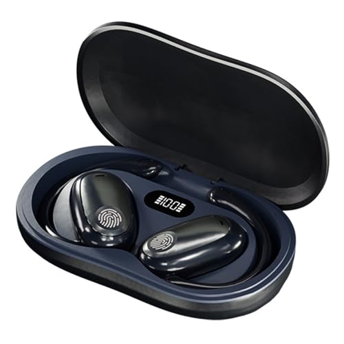 Sportliche Bluetooth-Ohrhörer mit hängendem Ohr, Bluetooth Kopfhörer Sport, Open-Ear Kopfhörer, Kopfhörer Kabellos Bluetooth 5.4 mit aktiver Geräuschunterdrückung, Ohrhörer für Arbeit Sport (Schwarz) Sportliche Bluetooth-Ohrhörer mit hängendem Ohr, Bluetooth Kopfhörer Sport, Open-Ear Kopfhörer, Kopfhörer Kabellos Bluetooth 5.4 mit aktiver Geräuschunterdrückung, Ohrhörer für Arbeit Sport (Schwarz) von CHENRI