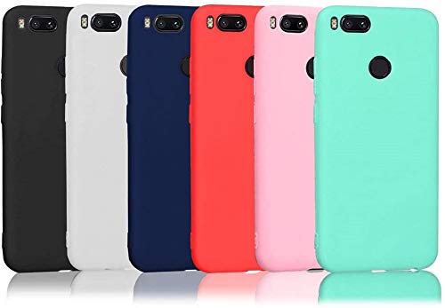 CHENYING [6 Stück] Hülle für Xiaomi Mi A1 Handyhülle Silikon Cover Ultra Thin Weiches Silikon Hülle Abdeckung Telefon TPU Tasche Case Schutzhülle Shock Absorption Bumper Telefonschutz Case von UNGROL