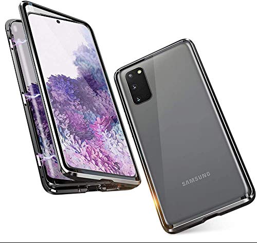 Handyhülle Kompatibel mit Samsung Galaxy A52/A52s 5G, Magnetische Adsorption Hülle Metallrahmen 360 Grad Schutzhülle Case Vorne und Hinten Anti-Kratzt Transparent Gehärtetem Glas Schutzcase,Schwarz Handyhülle Kompatibel mit Samsung Galaxy A52/A52s 5G, Magnetische Adsorption Hülle Metallrahmen 360 Grad Schutzhülle Case Vorne und Hinten Anti-Kratzt Transparent Gehärtetem Glas Schutzcase,Schwarz von Skyvov