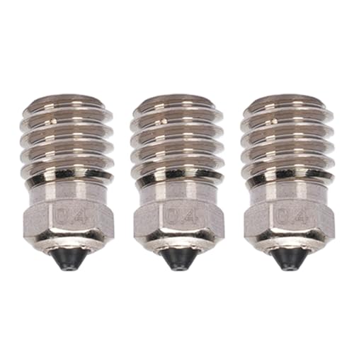 3D -Drucker -Extruder -Hotend -Kit, 0,02 mm Präzision, Härtenstahl NI -geplattter Hochtemperatur 500 ℃ für Labor X1 / P1P 1,75 mm Extruder Hotend Ersatz (0,4 mm) von CHEOTIME