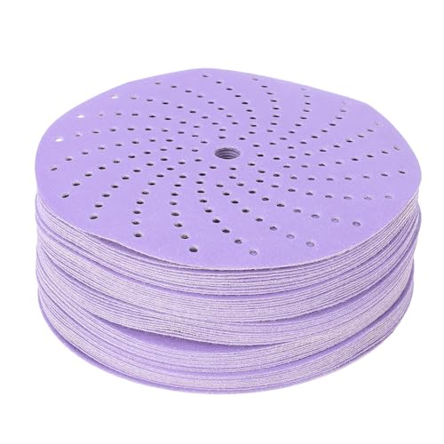 6 Zoll Keramikschleifscheiben 320 Körnchen 50 Pack -Schleifpapier für Orbitalschleifer Film Rückenstaubschleifscheibe für Holzmetalloberfläche Finishing von CHEOTIME