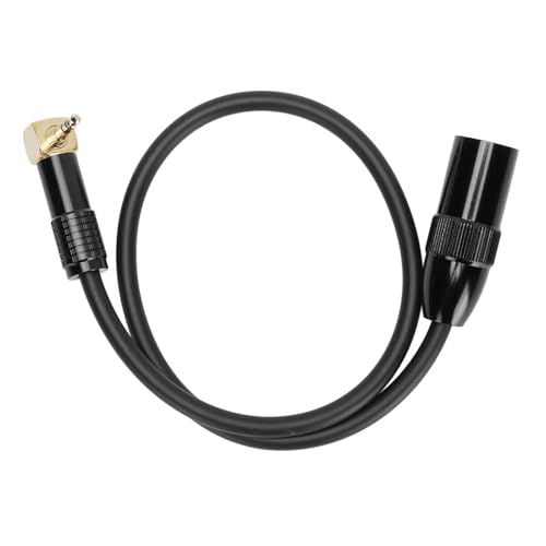 CHEOTIME 3,5 mm bis 6,35 mm Stereo -Audio -Kabel 1,64 Fuß, 3,5 mm männlich bis XLR männliche Mikrofon -Stereo -Aux -Jack -Adapter -Kabel für Gitarre, Bass, Heimkino -Geräte, von CHEOTIME