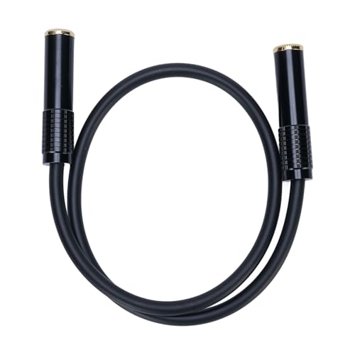 CHEOTIME 6,35 mm weiblich bis 1/4 Zoll Kabel, ausgewogene Stereo -Audioadapter -Soundverlängerungskabel Mono Sound Stereo Extender -Kabel für Handy, Laptop, Lautsprecher, Mixer von CHEOTIME