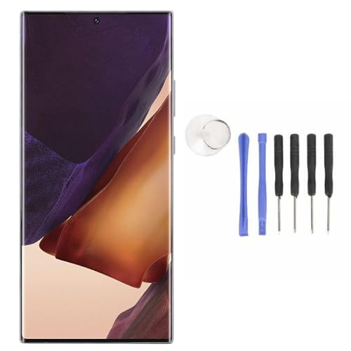 CHEOTIME 6,9 ​​-Zoll -Telefonbildschirm Ersatz, TFT LCD -Anzeige -Touchscreme -Digitalisierer -Frame -Montage mit Reparaturkit für SM N986U SM N986B (Silber) von CHEOTIME