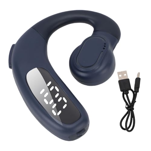 CHEOTIME Air Leitungskopfhörer, 180 ° rotierende drahtlose Ohrhörer -Wasserdichtungsstereo -Sound -Ohrhörer Bluetooth 5.5 Kopfhörer für tägliche Reisesportarten (Blau) von CHEOTIME