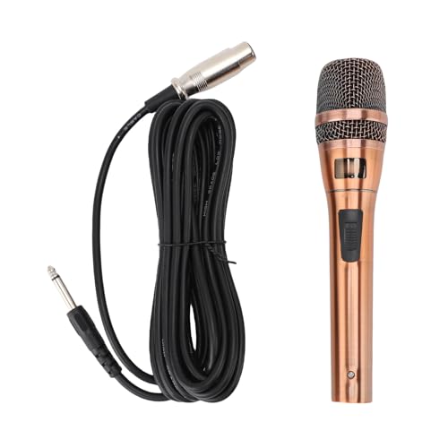 CHEOTIME Dynamisches Mikrofon, Cardioid Moving Coil Microfon Kabelgebundenes Handheld -Mikrofon mit Rauschreduktion für die KTV -Heimbühne Gesang und CHEOTIME Dynamisches Mikrofon, Cardioid Moving Coil Microfon Kabelgebundenes Handheld -Mikrofon mit Rauschreduktion für die KTV -Heimbühne Gesang und von CHEOTIME
