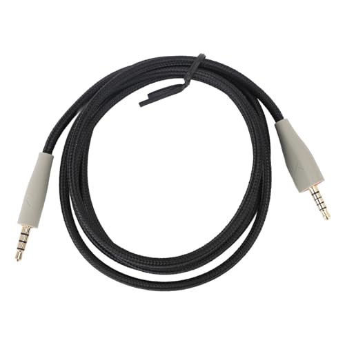 CHEOTIME Headset -Kabel 3,5 mm Ofc -Ersatzkabel für MMX100 -Kopfhörer, Kopfhörerkabel mit 1,2 m Länge Headset -Austauschkabel für PC und Computerzubehör (Grau) von CHEOTIME