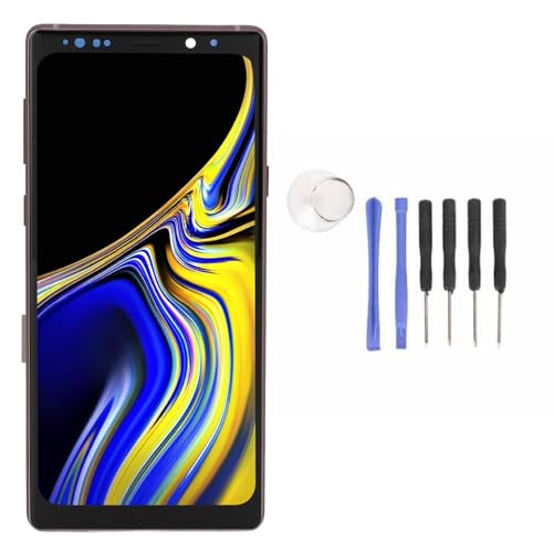 CHEOTIME LCD Display 3D Touch Digitizer Montage, Bildschirmersatz für Note 9 N9600 N960U N960F N960N, 6,4 Zoll LCD Display 3D Touch Digitizer -Baugruppe mit Werkzeugen (Gold) von CHEOTIME