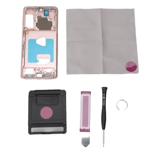 CHEOTIME Middle Frame Lünette für das Telefon S21 Plus, langlebige Telefon mit mittlerem Chassis -Teller Metallersatz mit Werkzeugen Schwarzer Wohnraum Rahmen (Roségold) von CHEOTIME