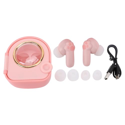 CHEOTIME Nette Katzenklaue Bluetooth -Ohrhörer Wireless Ohrhörer mit Mikrofon für Mädchen Bluetooth -Kopfhörer mit Ladungskoffer -Katzenohrhörer für Musikanrufe Reisen CHEOTIME Nette Katzenklaue Bluetooth -Ohrhörer Wireless Ohrhörer mit Mikrofon für Mädchen Bluetooth -Kopfhörer mit Ladungskoffer -Katzenohrhörer für Musikanrufe Reisen von CHEOTIME