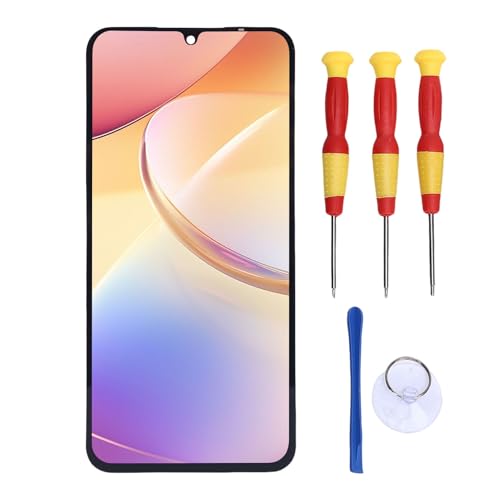 CHEOTIME Phone Screen Austausch, Touchscreen -Digitalisierer -Montage 6,6 Zoll Bio -LED -Display mit Rahmen- und Fingerabdruckfunktion für 6 4G 5G Reparaturkit von CHEOTIME