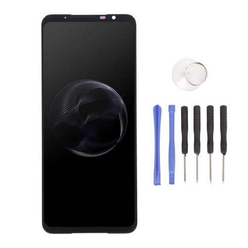 CHEOTIME -Telefon -Touchscreen -Montage 6,78 Zoll mit Fingerabdruckerkennung, 3D -Touch -Display -Digitalisierer -Montage mit Reparaturwerkzeugen, kompatibel mit ROG 5 6 7 Pro von CHEOTIME