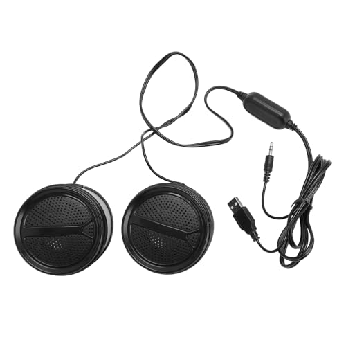 CHEOTIME USB -Computerlautsprecher für Laptop, Externe Lautsprecher für Desktop -Computer, Kleiner kabelgebundener HiFi Sound 2.0 Kanäle Stereo klare Bass weniger Verzerrung (Nicht Leuchtend) von CHEOTIME