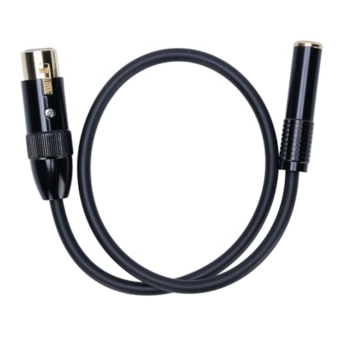 CHEOTIME XLR bis 1/4 Zoll Adapter, ausgeglichener Stereo -Audioadapter, 6,35 mm weiblich bis 3 Pin XLR weibliche Stereo -Audioadapterkabel für Handy, Laptop, Lautsprecher, Mixer CHEOTIME XLR bis 1/4 Zoll Adapter, ausgeglichener Stereo -Audioadapter, 6,35 mm weiblich bis 3 Pin XLR weibliche Stereo -Audioadapterkabel für Handy, Laptop, Lautsprecher, Mixer von CHEOTIME