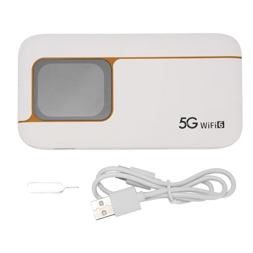 Cheotime 5G WiFi Mobile Hotspot -Gerät, 6 2,01 Zoll Touchscreen 7100mAh Tragbares WLAN für Reisen Hochgeschwindigkeits -Hotspot -Geräte mit SIM -Kartensteckplatzstärke 16 Geräte Cheotime 5G WiFi Mobile Hotspot -Gerät, 6 2,01 Zoll Touchscreen 7100mAh Tragbares WLAN für Reisen Hochgeschwindigkeits -Hotspot -Geräte mit SIM -Kartensteckplatzstärke 16 Geräte von CHEOTIME