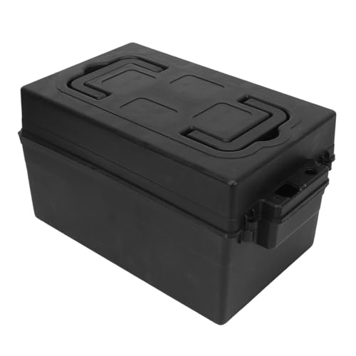 Cheotime Battery Storage Box, Elektromotorrad Batteriekasten tragbare Kunststoff Handheld Scooter Batteriespeicher für Rasen und Garten, Generatoren 7,5 x 7,5 x 12,2 Zoll Cheotime Battery Storage Box, Elektromotorrad Batteriekasten tragbare Kunststoff Handheld Scooter Batteriespeicher für Rasen und Garten, Generatoren 7,5 x 7,5 x 12,2 Zoll von CHEOTIME