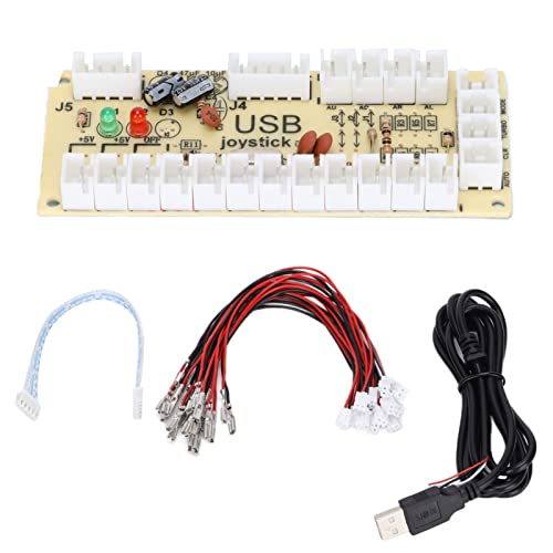CHEOTIME Game Controller, USB -Encoder Zero Dely Dely Dely Dely -USB -USB -Tasten für PC für Mame für Retro (QM070916 (Single)) von CHEOTIME