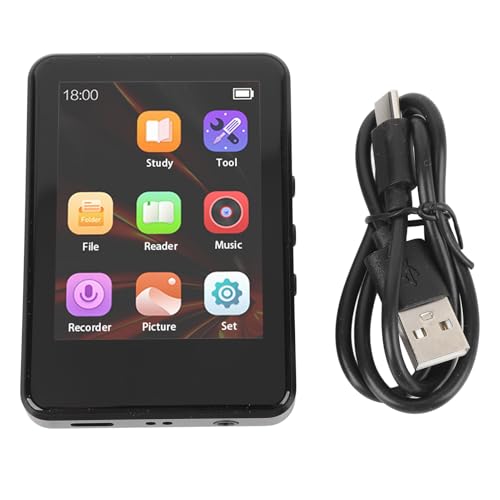Cheotime MP3 -Player mit Bluetooth, 2,8 Zoll Voller Touchscreen tragbares Musikgerät mit integriertem Lautsprecher, Video -Wiedergabe, E -Büchern, Schrittzähler, x5 Cheotime MP3 -Player mit Bluetooth, 2,8 Zoll Voller Touchscreen tragbares Musikgerät mit integriertem Lautsprecher, Video -Wiedergabe, E -Büchern, Schrittzähler, x5 von CHEOTIME
