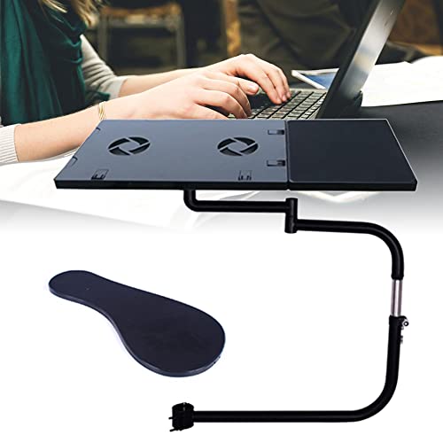 Stuhl Klemme Tastatur Halter, 360° Verstellbares Tastaturständer Laptop Tastatur Laptophalter Laptop Elbow Handgelenkstütze Edelstahl Neigbar Halte mit Mauspad USB Lüfter für Sitzende Büroangestellte Stuhl Klemme Tastatur Halter, 360° Verstellbares Tastaturständer Laptop Tastatur Laptophalter Laptop Elbow Handgelenkstütze Edelstahl Neigbar Halte mit Mauspad USB Lüfter für Sitzende Büroangestellte von CHERIKIU